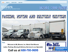 Tablet Screenshot of menlopark-movers.com